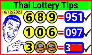 Thailand Lottery Sure Tips 3up Single Digit Open 16.12.2023